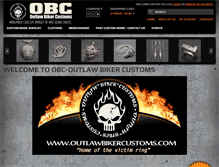 Tablet Screenshot of outlawbikercustoms.com